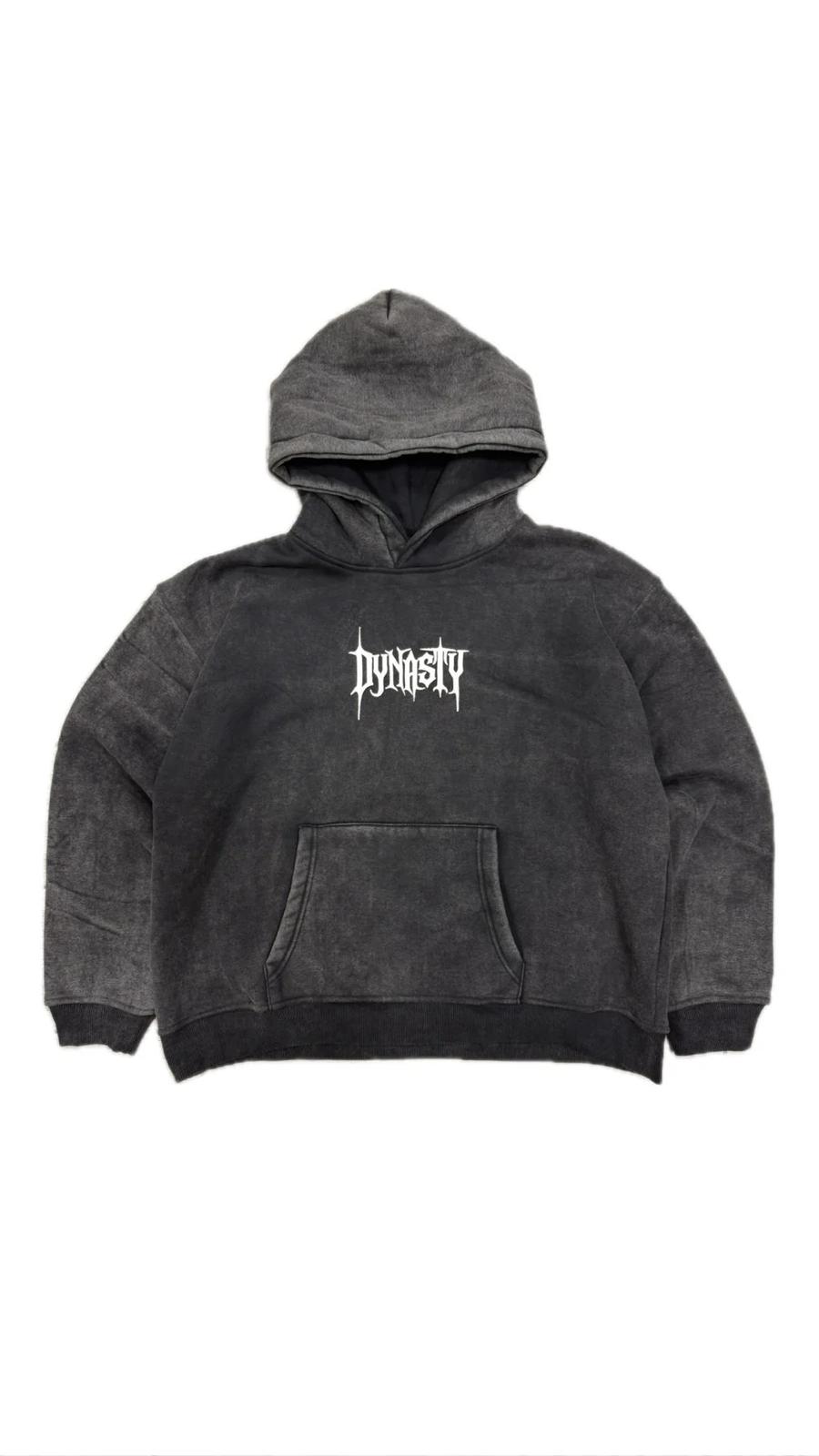 Dirty Dye Hoodie Washed Black | Unisex