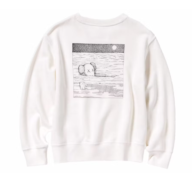 KAWS x Uniqlo Longsleeve Sweatshirt 'White'