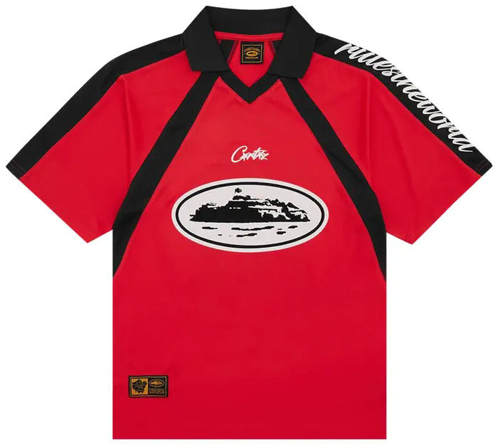Corteiz Alcatraz Football Jersey 'Red'