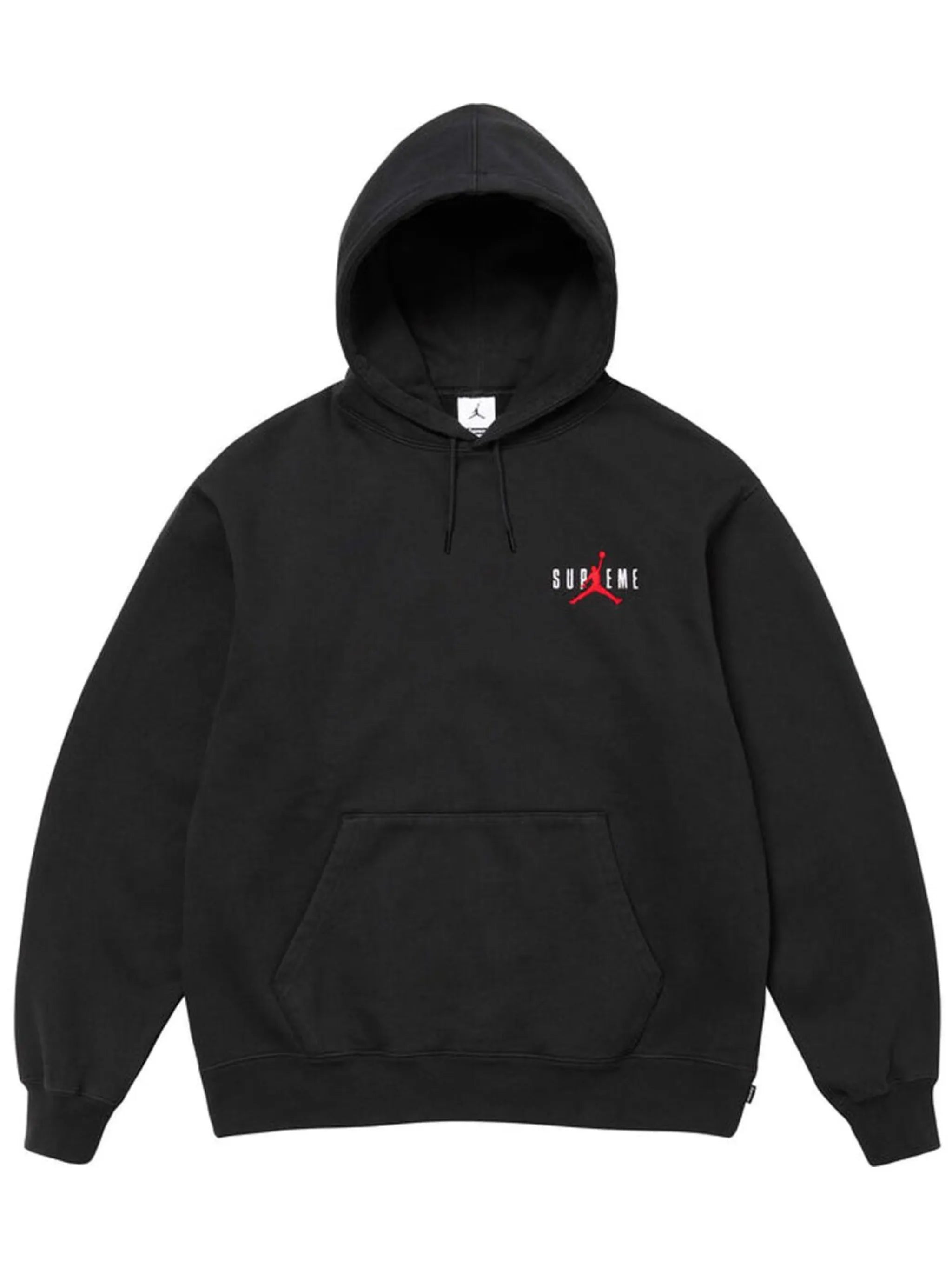 Supreme x Jordan Hooded Pullover 'Black'