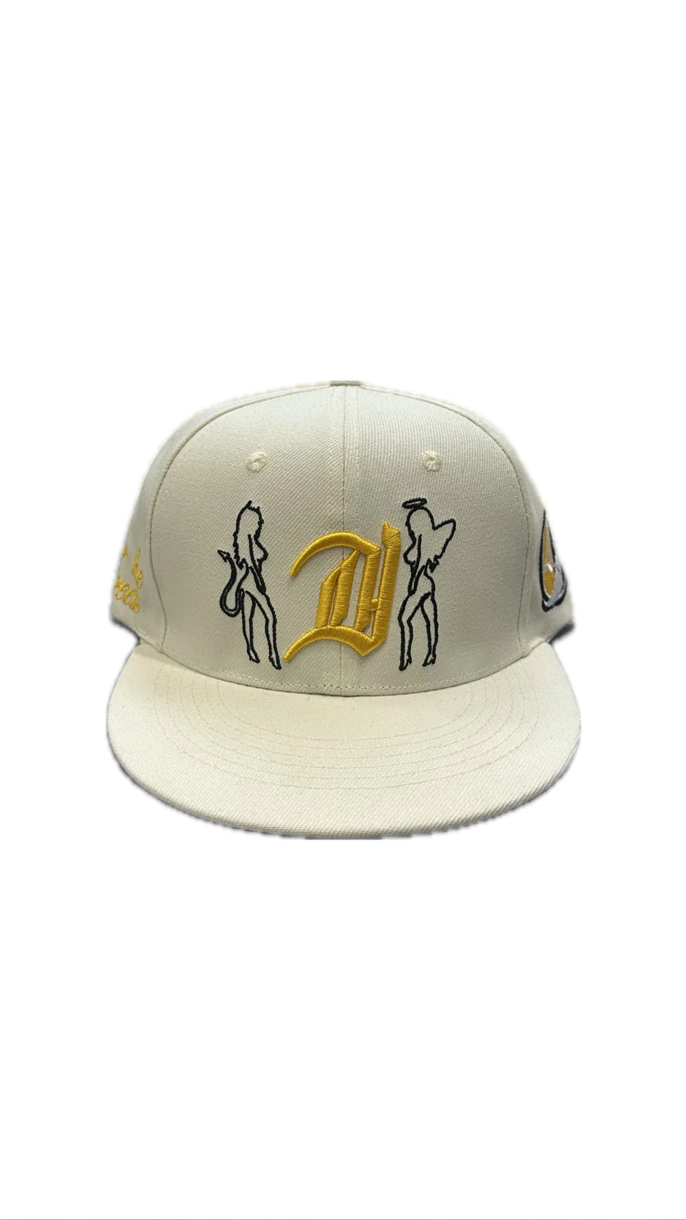 Angel Devil Adjustable Hat Cream