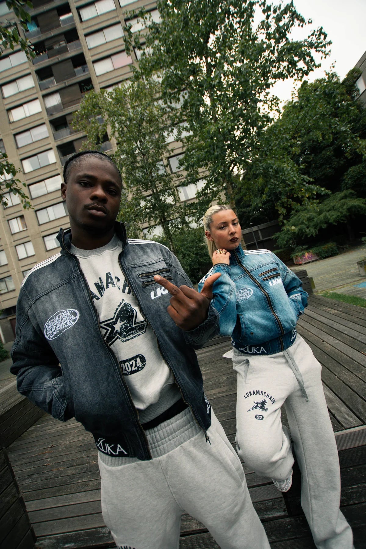 Jeans Jacket High School Black