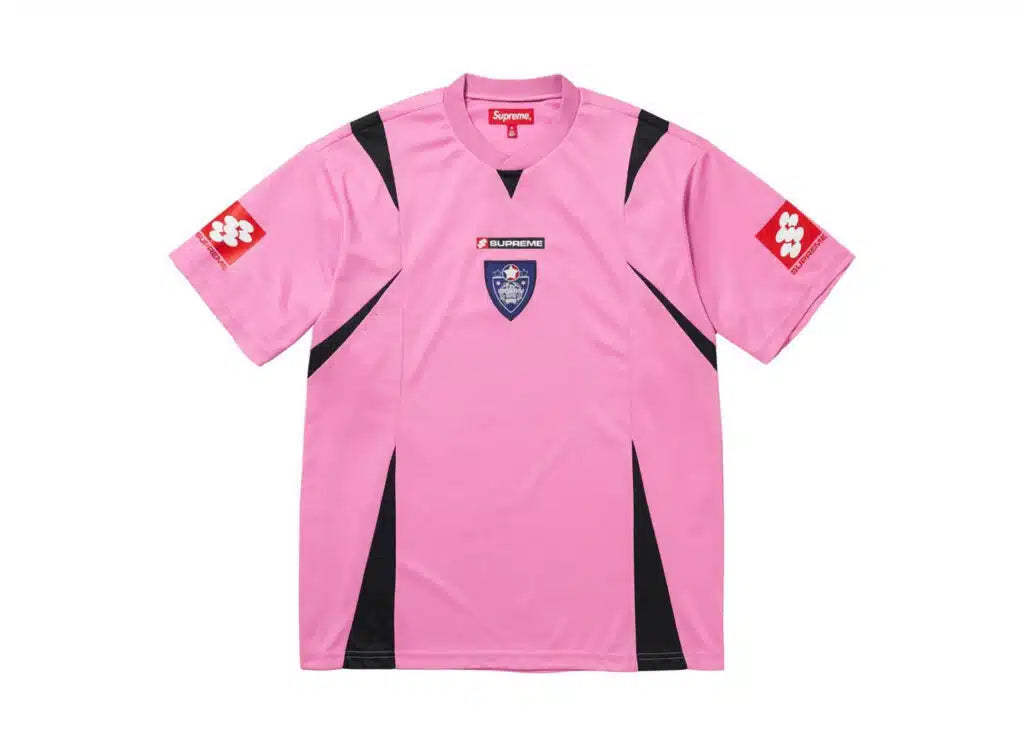 Supreme Crest Soccer Jersey 'Pink'