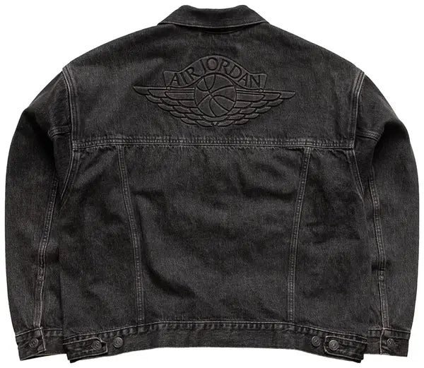 Nike Jordan x Levi's Type III Trucker Jacket 'Black / Wash Black'