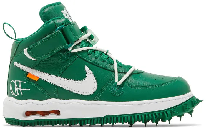 Off-White x Air Force 1 Mid SP Leather 'Pine Green'