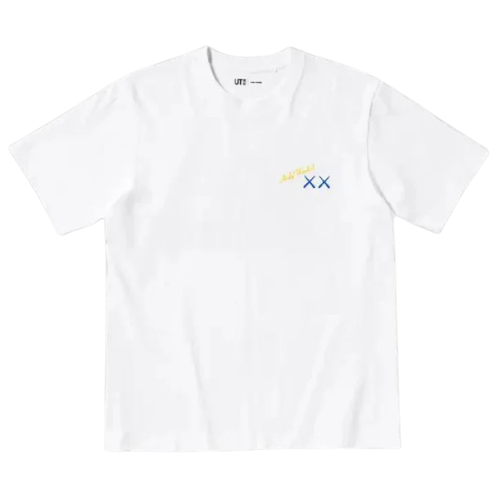 KAWS x Warhol Banana Uniqlo UT Graphic T-Shirt 'White'