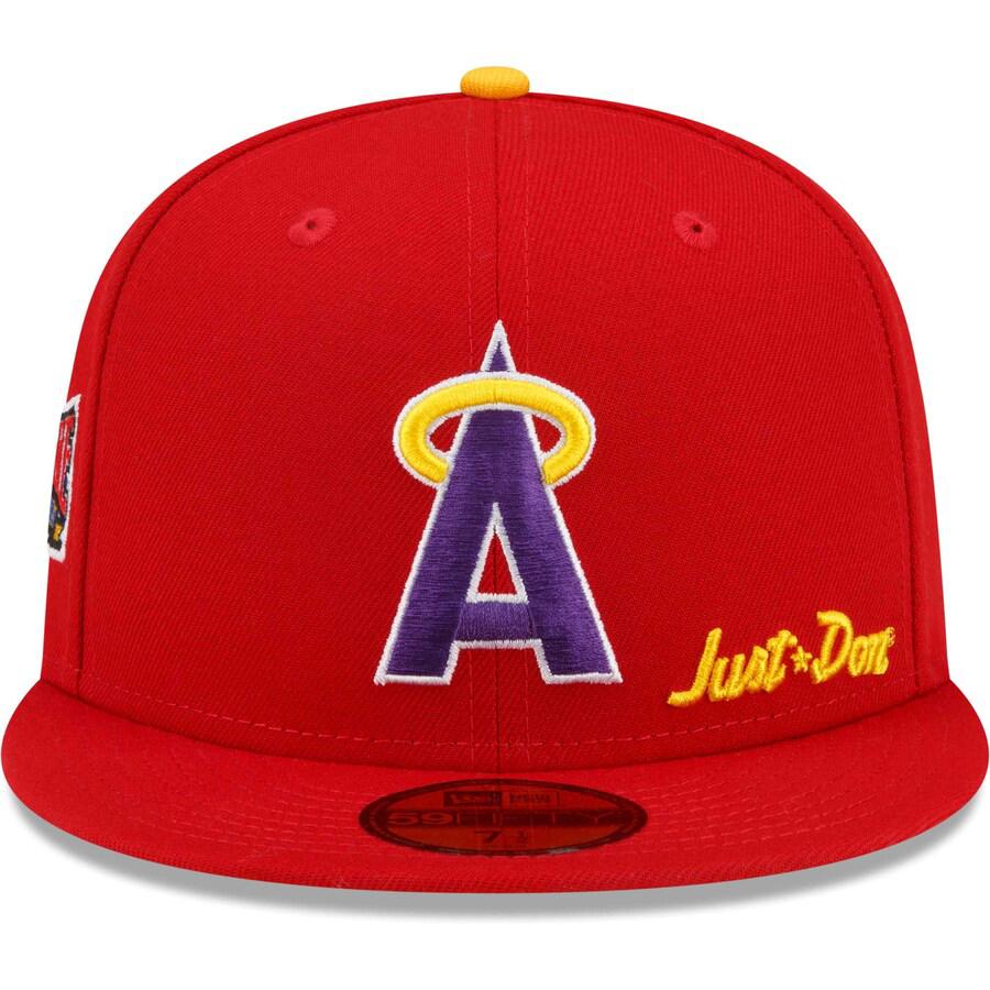 NEW ERA X Just Don Red Los Angeles Angels 1989 Mlb All-star Game '59fifty'