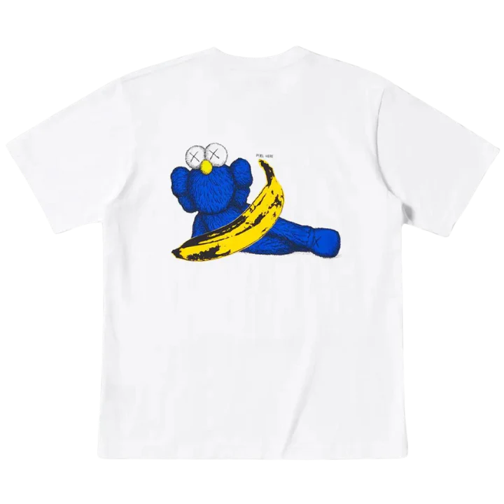KAWS x Warhol Banana Uniqlo UT Graphic T-Shirt 'White'