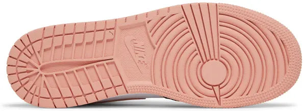 Air Jordan 1 Mid GS 'White Light Madder Root'