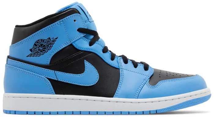 Air Jordan 1 Mid 'University Blue Black'