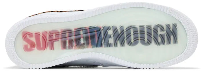 Supreme x GOODENOUGH x Air Force 1 Low 'White Cheetah Print'