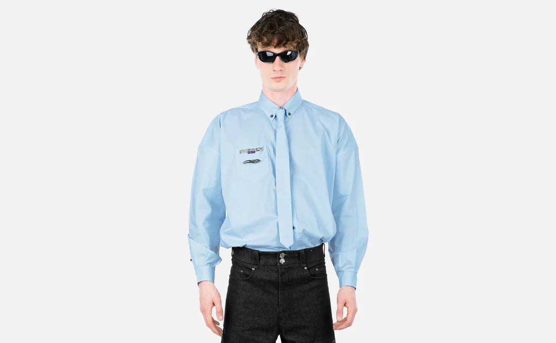 COOL-BRITANNIA SHIRT OFFICE BLUE