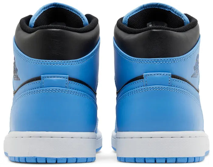 Air Jordan 1 Mid 'University Blue Black'