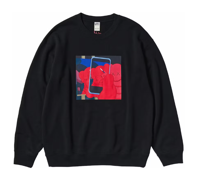 KAWS x Uniqlo Warhol Graphic 476119 Sweatshirt 'Black'
