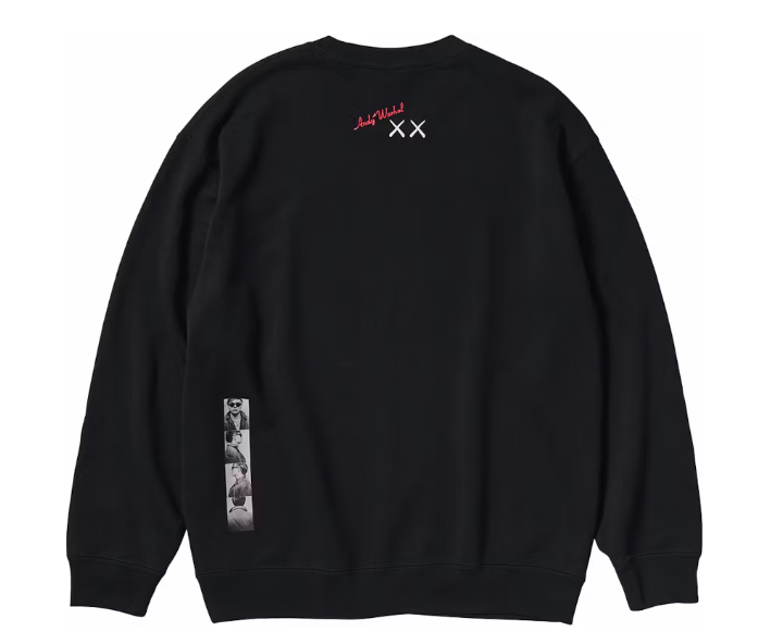 KAWS x Uniqlo Warhol Graphic 476119 Sweatshirt 'Black'