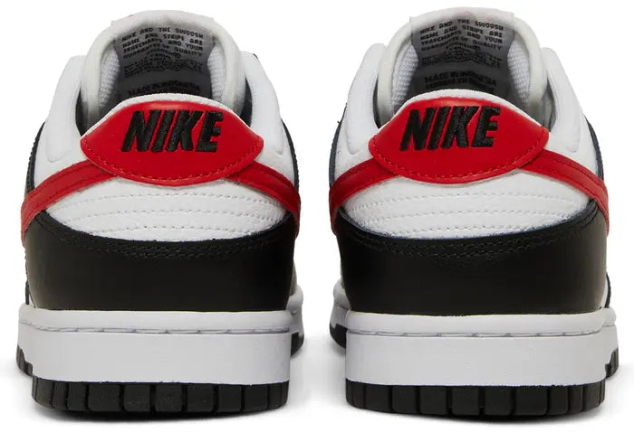 Dunk Low Panda 'Red Swoosh'