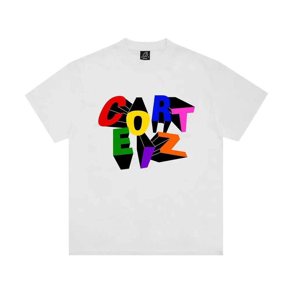 Corteiz 3D Logo Tee 'White'