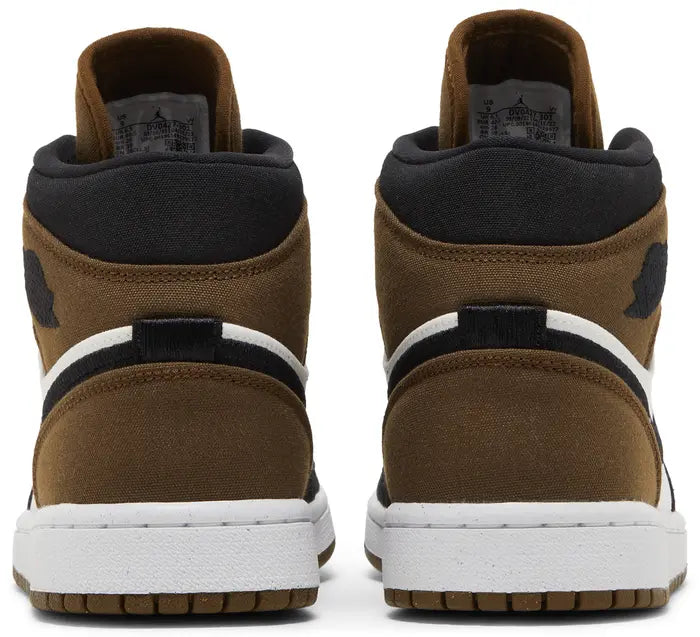Wmns Air Jordan 1 Mid SE 'Olive Toe'