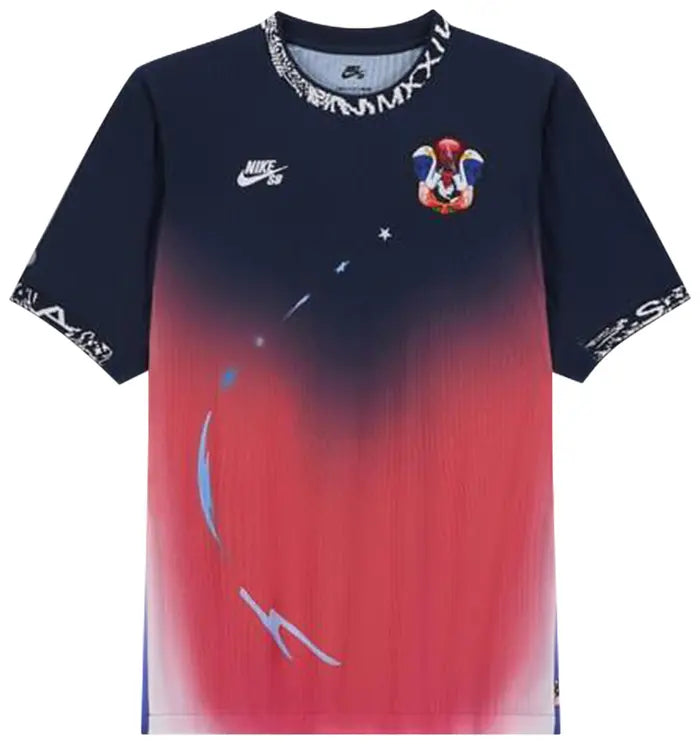 Nike SB Olympics 2024 S/S Jersey 'Obsidian/Bright Crimson'