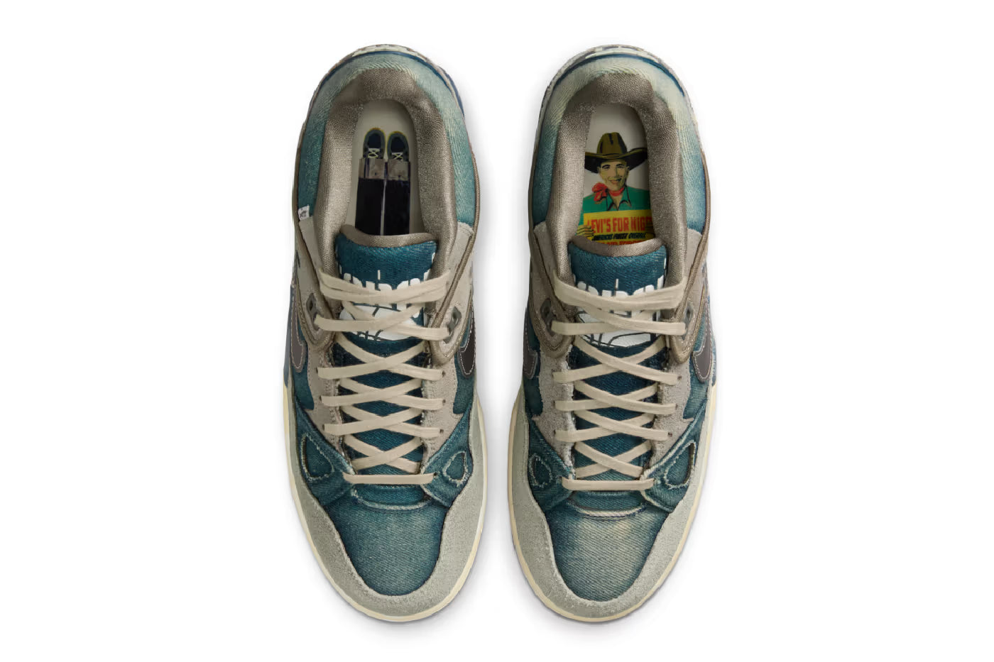 Nigo x Levi's x Nike Air Force 3 Low 'Olive Grey'