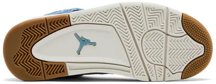 Wmns Air Jordan 4 Retro TEX 'Worn Blue Denim'