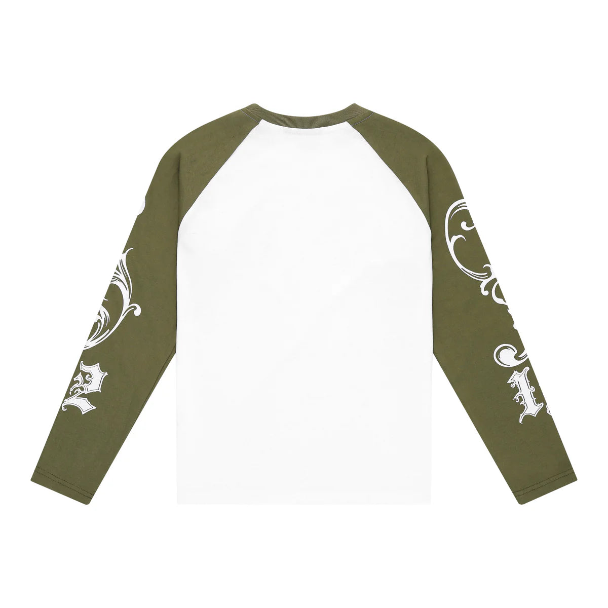 Longsleeve Green - Ancient Flower