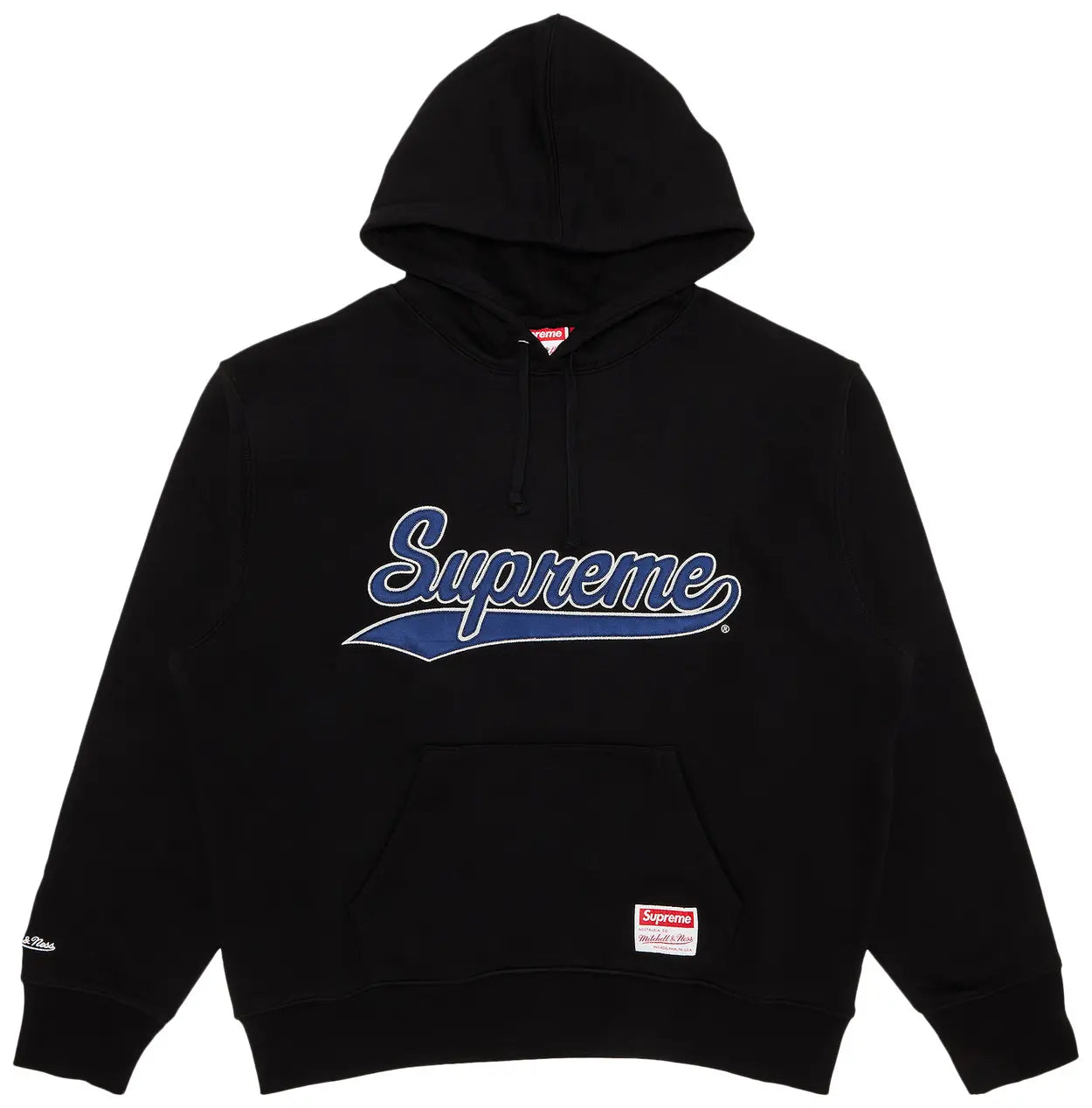 Supreme x Mitchell & Ness NCAA Hooded Sweatshirt 'Black'