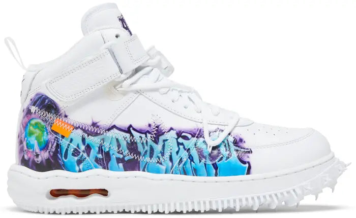 Off-White x Air Force 1 Mid SP Leather 'Graffiti'