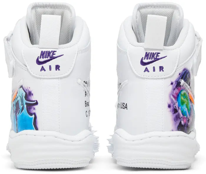 Off-White x Air Force 1 Mid SP Leather 'Graffiti'