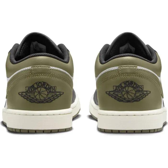 Air Jordan 1 Low 'Black Toe Medium Olive'