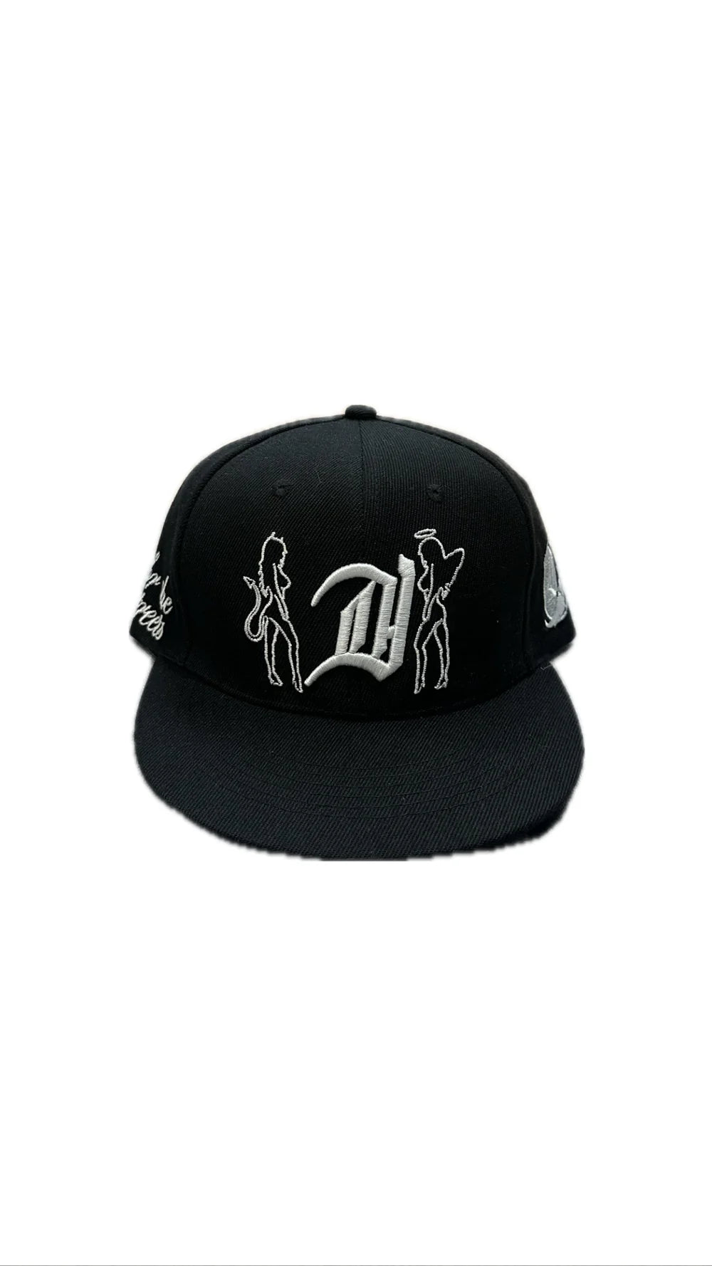 Angel Devil Adjustable Hat Black