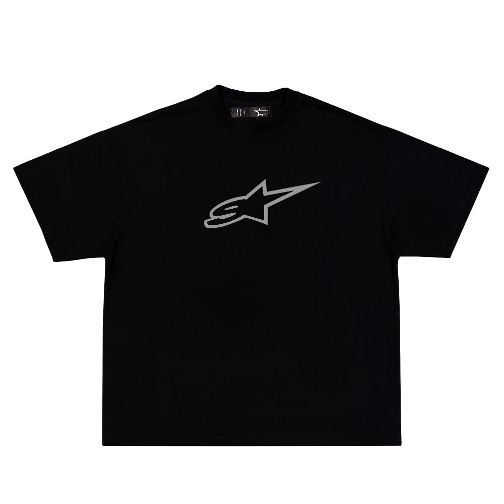 Galactic tour black tshirt