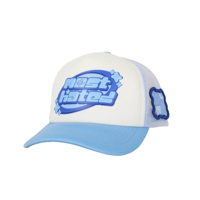 Baby Blue Puff Trucker
