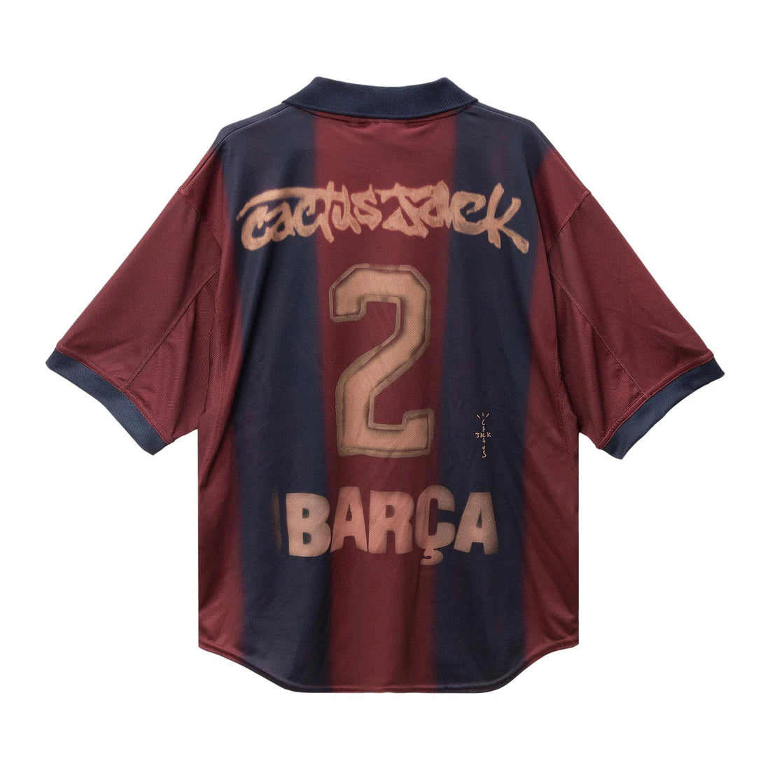 Travis Scott x Nike x FC Barcelona Retro 2000/01 Home Skeleton Jersey