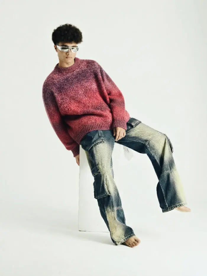 Maglione Rosato Boxy Fit Unisex