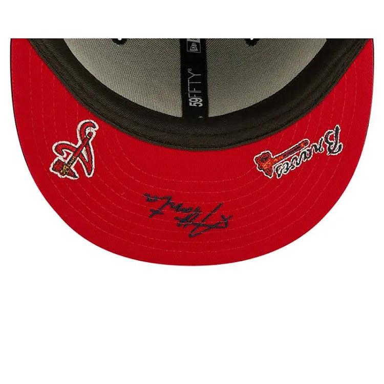 Men's Atlanta Braves New Era Navy Identity '59FIFTY'