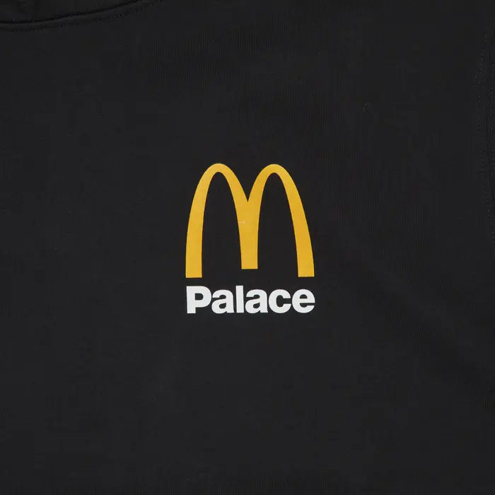 Palace x McDonald's Logo Hoodie 'Black'