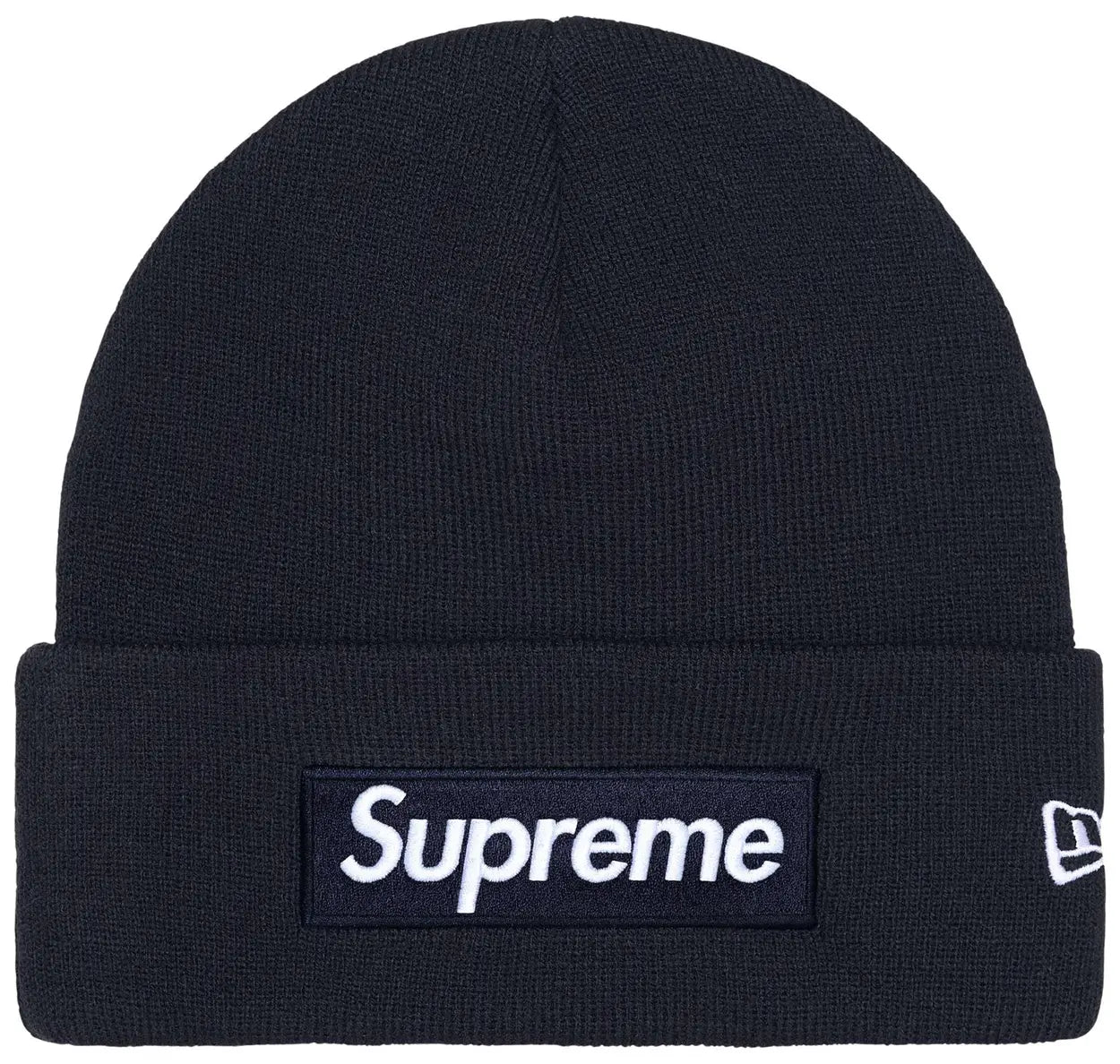 Supreme New Era Box Logo Beanie 'Navy' (FW25)