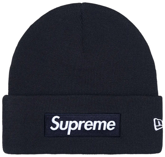 Supreme New Era Box Logo Beanie 'Navy' (FW25)