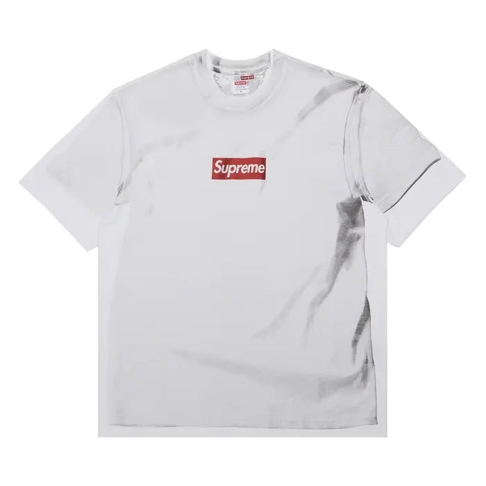 Supreme x MM6 Maison Margiela Box Logo Tee 'White'