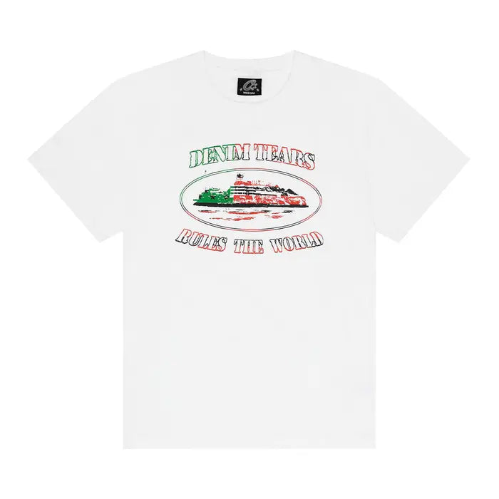 Denim Tears x Cortiez Cortears Og Alcatraz Tee 'White'
