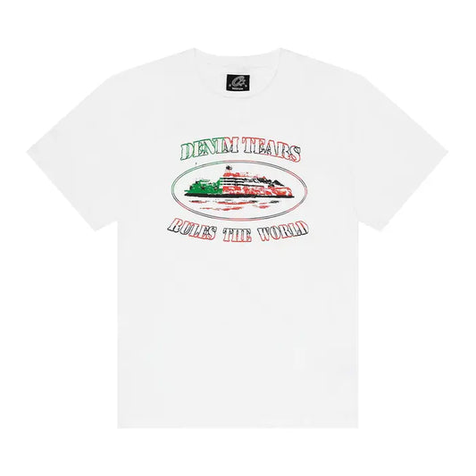 Denim Tears x Cortiez Cortears Og Alcatraz Tee 'White'
