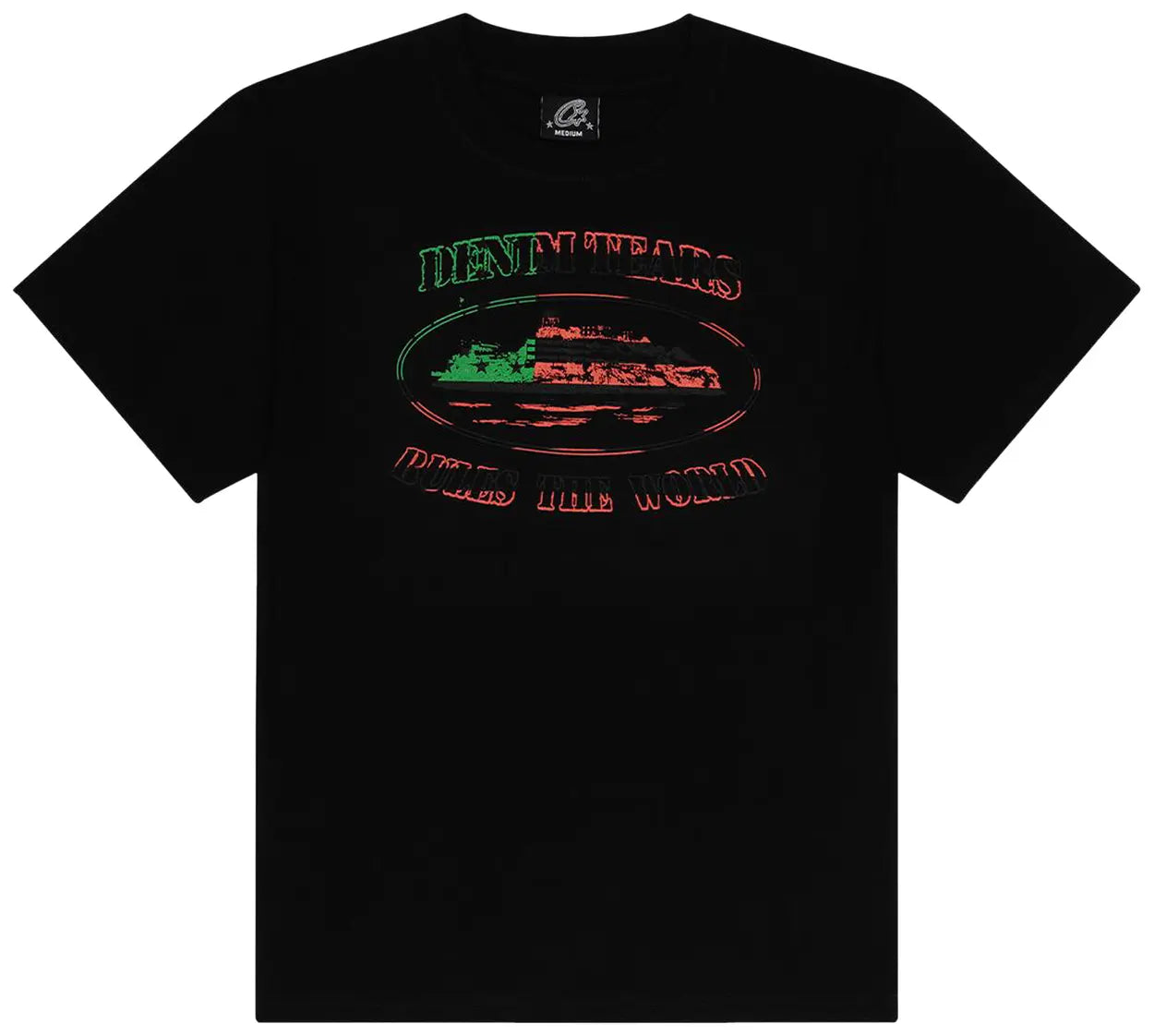 Denim Tears x Cortiez Cortears Og Alcatraz Tee 'Black'