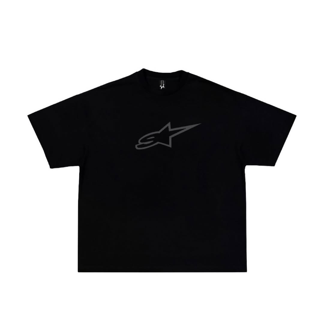 Galactic tour black t-shirt