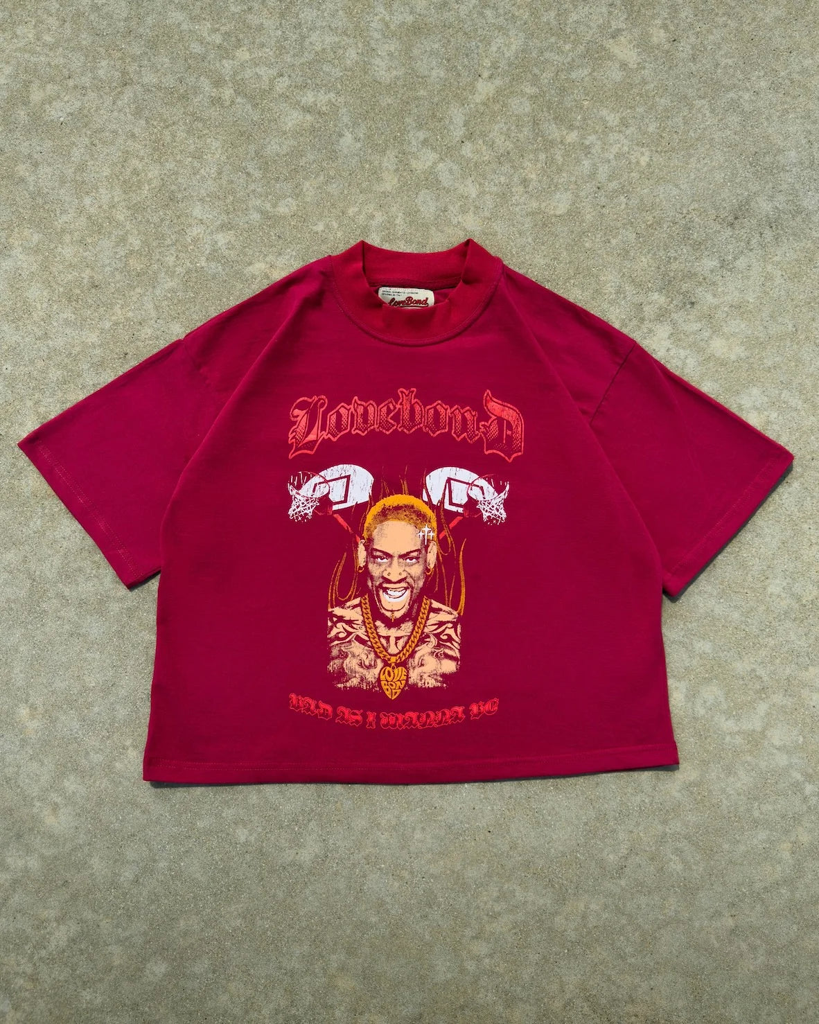 K.O.B. RODMAN RED TEE