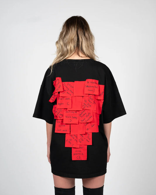 Note Tee Black