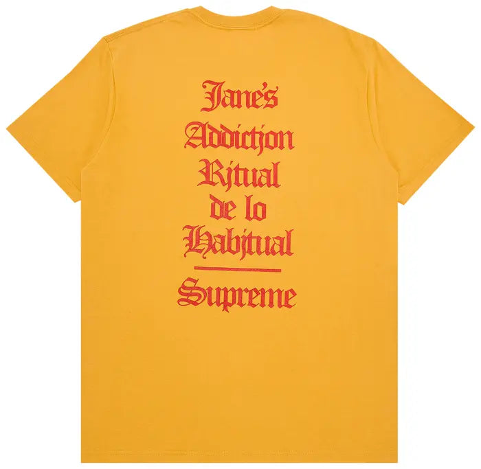 Supreme x Jane's Addiction Ritual Tee 'Mustard'