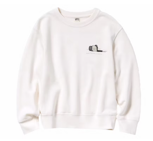 KAWS x Uniqlo Longsleeve Sweatshirt 'White'