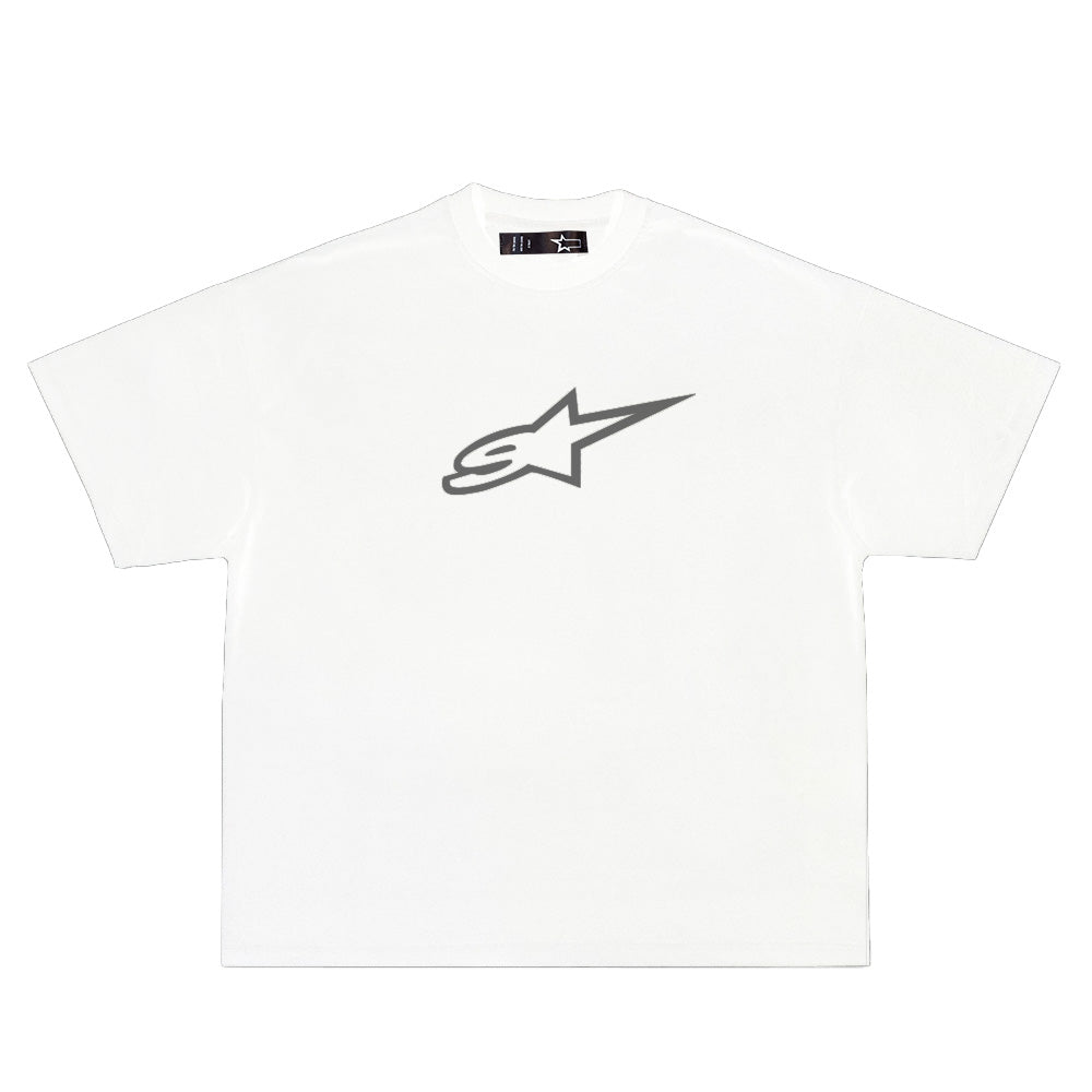 Galactic tour white t-shirt