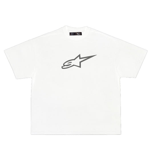 Galactic tour white t-shirt